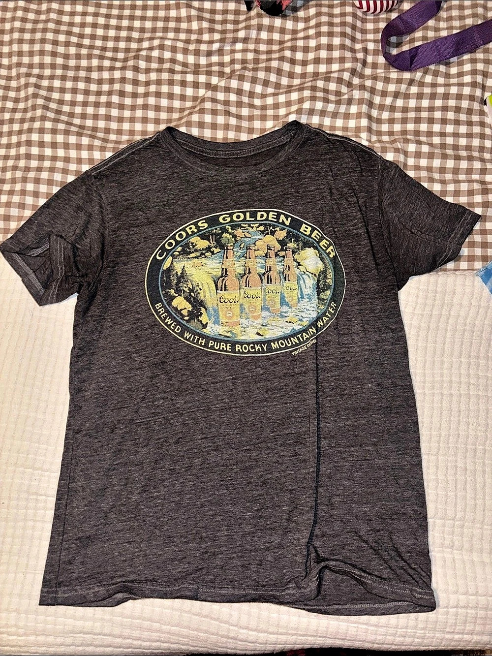 Coors Graphic Tee Gray Size XS